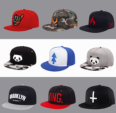 #ad Casual Fashion Baseball Caps Adjustable Embroidery Snapback Hip Hop Hat NEW $10.95