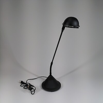 #ad Vintage? Luxo Black Metal Articulated Bendable Desk Lamp Mid Century Modern MCM $69.99