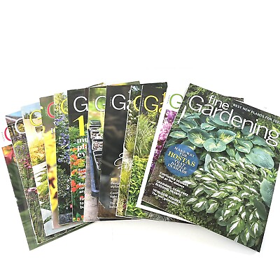 #ad Fine Gardening Magazine 12 Issues August 2021 June 2023 Issue #s 200 211 $32.00