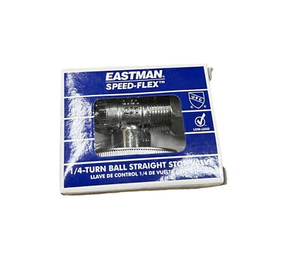 #ad Eastman 10756LF 1 4quot; Turn Ball Straight Stop Valve **SALE** $13.85