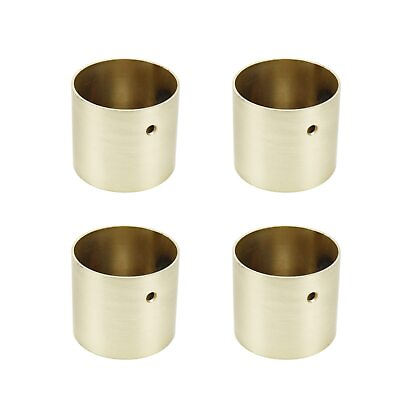 #ad 4pcs Modern Table Foot Cover Caps Brass Chair Feet Protector Zinc Alloy Round... $22.86