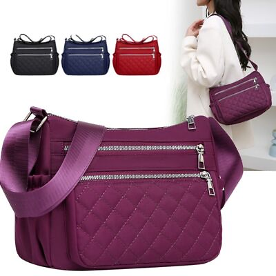 #ad Fashion Women Messenger Bag Oxford Travel Crossbody Bag AU $15.85