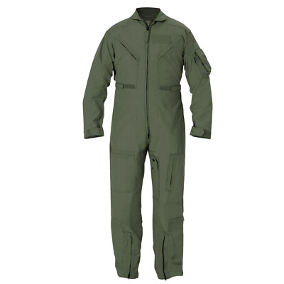 #ad U.S. Issue Nomex CWU 27 P Flight Suit Olive $89.95