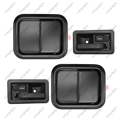 #ad Door Handle Fit For 1991 2004 Jeep Wrangler YJ TJ Left Driver Right Passenger $40.14