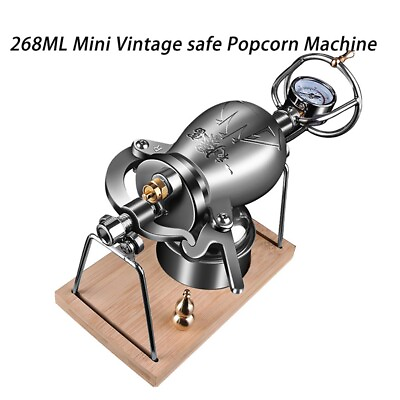 #ad Chinese Mini Vintage Popcorn Pressure relief valve Machine Hand Food Amplifier $89.59