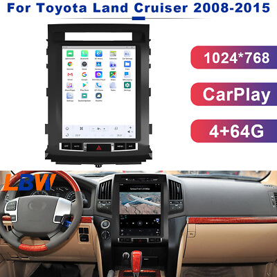 #ad 12.1#x27;#x27; Android Car GPS For Toyota Land Cruiser 2008 15 WiFi Video Carplay 4G64G $697.09