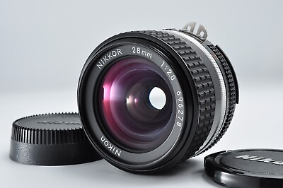 #ad NIKON AIS Ai S NIKKOR 28mm F 2.8 MF Standard Prime Camera Lens From Japan #0164 $199.99