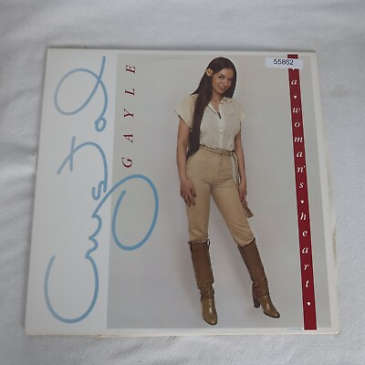 #ad #ad Crystal Gayle A Woman#x27;S Heart LP Vinyl Record Album $7.82