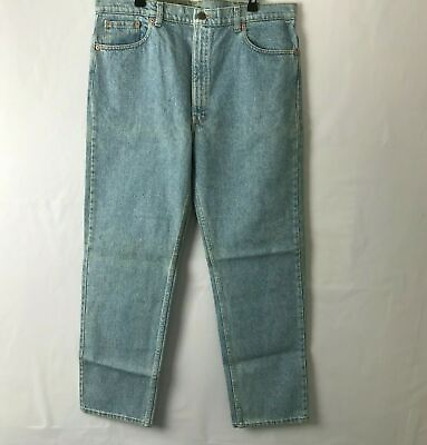 #ad New Stained 42x32 1980s VINTAGE LEVI LEVIS RED TAG 505 Straight LEG JEANS USA $54.00