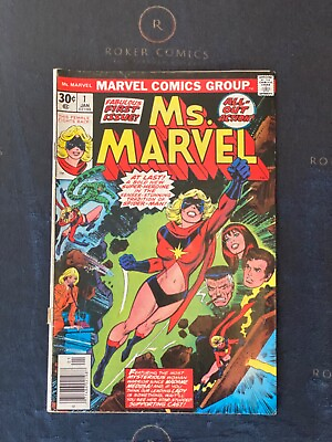 #ad Very RARE 1977 Ms. Marvel #1 First Appearance Ms. Marvel $50.00