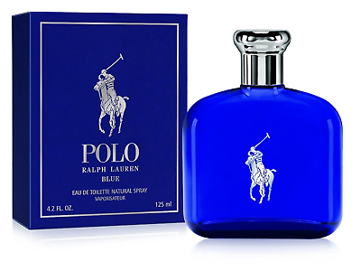 #ad Ralph Lauren Polo Blue Men#x27;s 4.2 oz 125 ml Eau De Toilette Spray New Sealed $32.00