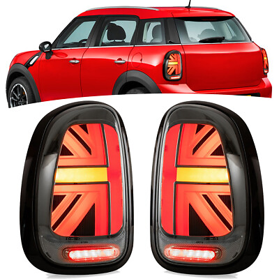 #ad Pair LED SMOKED Tail Lights For 2010 2016 Mini Cooper Countryman R60 Rear Lamps $249.99