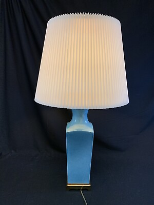 #ad #ad Paul Hanson Large Blue Lamp $199.99