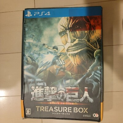 #ad PS4 Attack on Titan TREASURE BOX Shingeki no Kyojin Game Soft tin badge others $96.99