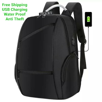 #ad Laptop Backpack Usb Charging And Anti Theft Waterproof Travel and Office $23.90