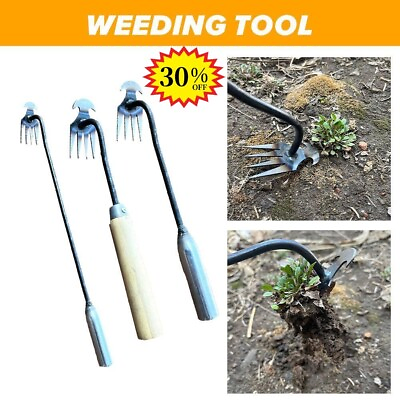 #ad Garden Hand Weeder Tool Lawn Root Weed Remover Puller Hand Tool 2024 Best $8.40