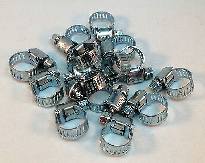 #ad 15 Pcs Stainless Steel Drive Hose Clamps Worm Clips 3 8quot; 1 2quot; 8 12 mm $6.89