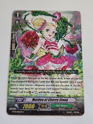 #ad Cardfight Vanguard Maiden Of Cherry Stone BT14 042EN R CFV Rare NM $0.99
