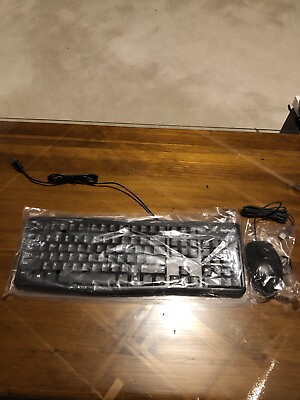 #ad Logitech K120 Ergonomic Desktop Wired Keyboard USB Black 920 002478 w Mouse $19.99