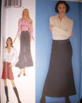 #ad UNCUT Style Pattern Misses Skirt 2763 6 16 SEWING OOP $4.89