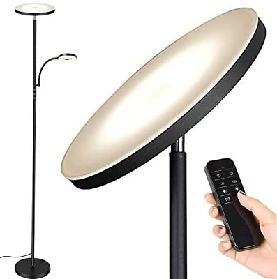 #ad Floor LampUpgraded 42W 3700LM Super Bright LED Torchiere Living Room Lamp wi... $72.20