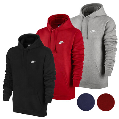 #ad Nike Men#x27;s Active Sportswear Long Sleeve Fleece Workout Gym Pullover Hoodie $47.88