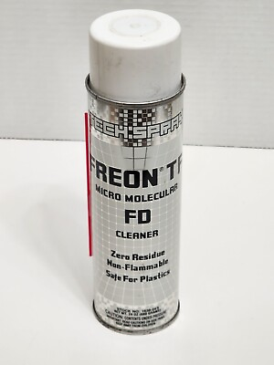#ad NEW RARE Vintage FREON TF TECH SPRAY FD CLEANER 24 OZ HARD TO FIND.....DBIN $69.95