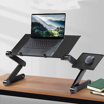 #ad Folding Notebook Laptop Desk Sofa Bed Tray Stand Table Computer 360° Adjustable $27.69