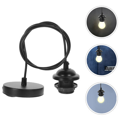 #ad Holder Retro Hanging Light Bulb Socket Hanging Light Cord $10.81