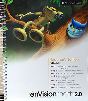 #ad ENVISIONMATH2.0 2016 COMMON CORE TEACHER EDITION VOLUME By Charles Mint $31.75