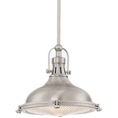 #ad Kira Home Beacon 11quot; Industrial Farmhouse Pendant Light with Round Fresnel Glass $60.42