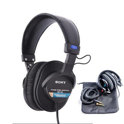 #ad Sony MDR 7506 Headphones Professional Large Diaphragm Headphones $57.60