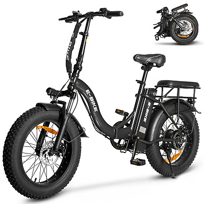 #ad E bike 20quot; 750W 36V Electric Folding Bike Mountain Bicycle Fat Tire City Ebike $699.99