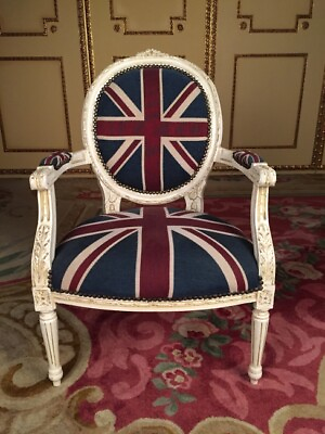 #ad Elegant Armchair Chair IN Louis Seize Style Great Britain $722.25