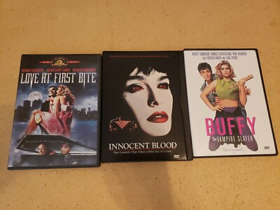#ad Lot Of 3 Vampire Comedy Dvds Buffy Vampire Slayer Innocent Blood Love First Bite $16.00