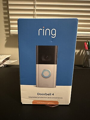 #ad Ring Video Doorbell 4 Smart Wireless Doorbell Camera WiFi HD NEW INSTANT SHIP✅ $93.99