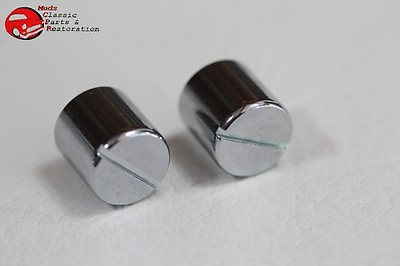 #ad 28 31 Ford Car Model A Door Handle Chrome Sleeve Nuts Pair New $16.34