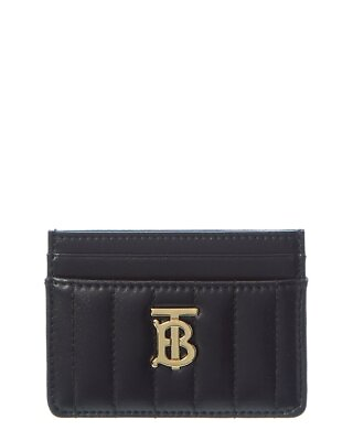 #ad Burberry Lola Quilted Leather Card Holder Women#x27;s Black $213.89