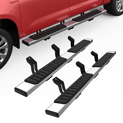 #ad 6quot; Running Board For 2007 2021 Toyota Tundra Crew Max Cab Nerf Bar Side Step $142.96