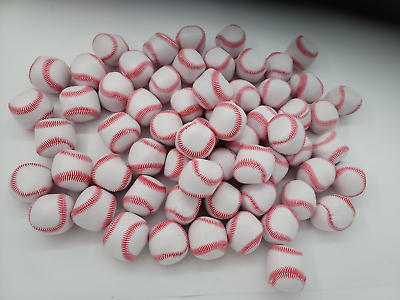 #ad 80 Ledwen Mini Soft Baseballs Pack of 80 Bulk 2quot; Sports Themed Foam Baseball $57.88