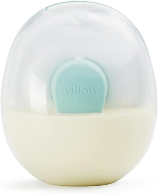 #ad Willow Go Wearable Double Electric Breast Pump 5oz Breast Milk Container Set 2 $44.99