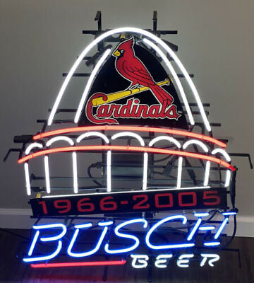 #ad St. Louis Cardinals Stadium Beer 24quot;x20quot; Neon Light Lamp Sign Wall Decor Bar $210.81