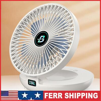#ad Foldable Air Cooler 3 Speed Wireless Fan Ultra Quiet 1200 MAh for Indoor Outdoor $24.79