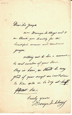 #ad RARE quot;French Foreign Ministerquot; Édouard Drouyn de Lhuys Hand Written Letter $499.99
