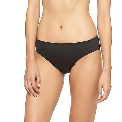 #ad #ad Women#x27;s Full Coverage Hipster Bikini Bottom Clean Water Black bathing suit $7.99