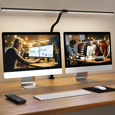 #ad LED Desk Lamp for Home Office 24W Remote Control Computer Desk Light Bright Des $107.98
