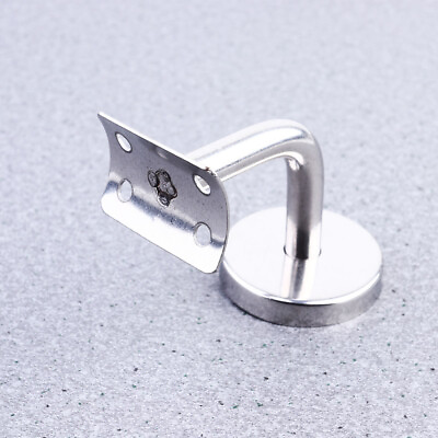#ad 5 Pcs Handrail Wall Mounted Brackets Stair Outdoor Stainless Steel Rest $28.65