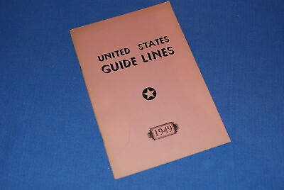 #ad US Guide Lines 1949 Reynolds Split Arrows BlueLakeStamps Useful Helpful Info $24.99