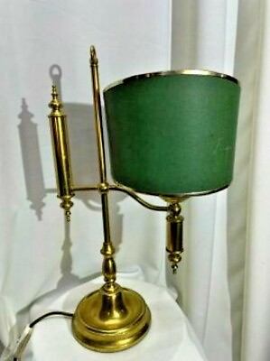 #ad An original vintage green table lamp $150.00