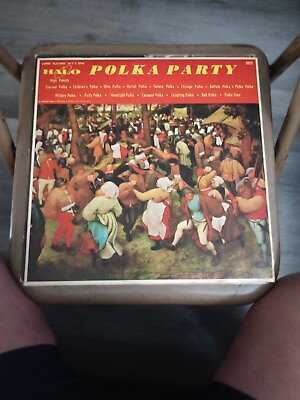 #ad Polka Party Halo Records Vinyl VG UP $10.00